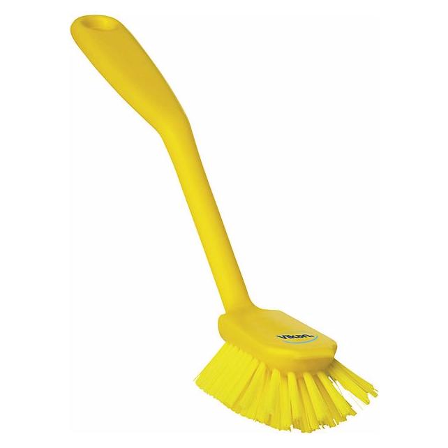 Fincke Spülbürste mit Kratzkante, medium, VE 20 Stk, gelb (20 Stk.) (5705020423765)
