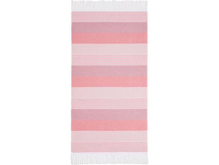 Hamamtuch Wellness Rosa/Weiss Baumwolle 90 x 170 cm