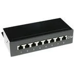 ACT Surface mounted box shielded 8 ports CAT6. Type: CAT6 Mountbox c6 8 prt shielded, Server Zubehör, Schwarz