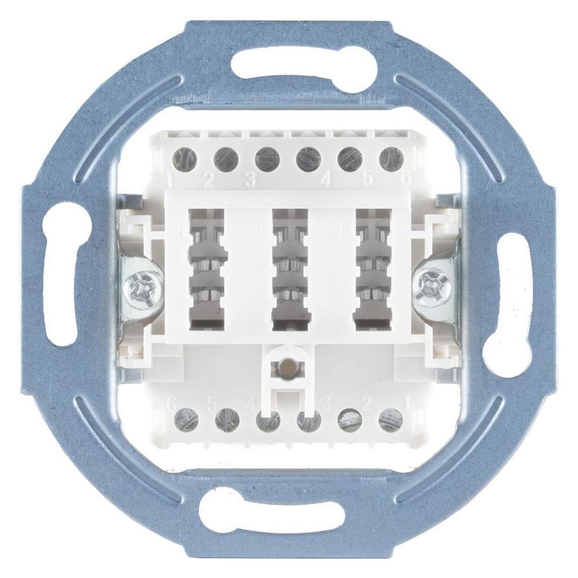 Shiverpeaks S/CONN maximum connectivity Telefonanschlussdose TAE NFN, ohne Abdeckung, reinweiß-RAL9010 (74041-1W)