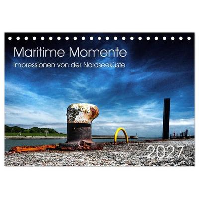 Maritime Momente (Tischkalender 2027 DIN A5 quer), CALVENDO Monatskalender