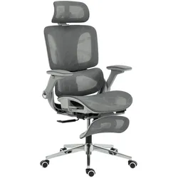 BÜROSTUHL Mesh 100 Polyester Grau