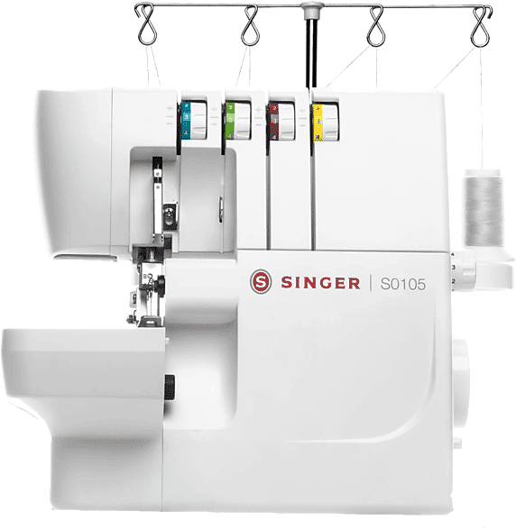 Máquina de coser - Singer 14SH0105, Brazo libre, Luz interior, 1300 puntadas/min, Blanco