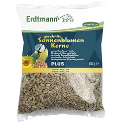 Erdtmann Sonnenblumen geschält PLUS 800 Gramm Wildvogelfutter