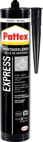 Pattex Express Montagekleber Herstellerfarbe Weiß PTREX 440g