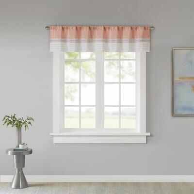 Madison Park Infinity Polyoni Pintuck Window Valance