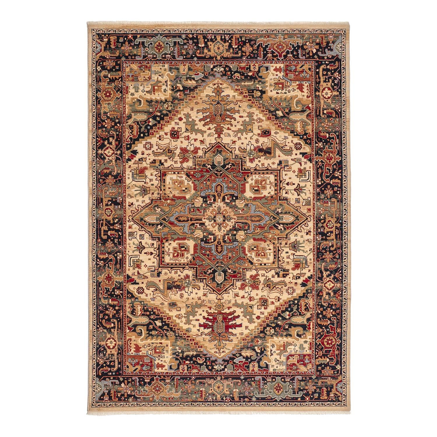 home24 Wollen vloerkleed Saharna beige, 60 x 85 cm