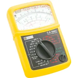 CHAU P01196521E - Multimeter C.A 5001, analog, 600 V AC/DC, 5 A AC/DC