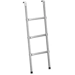 Relaxdays Trampolin Leiter 96 cm Silber