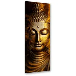 WANDBILD goldener buddha