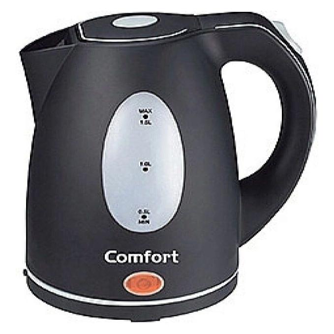 Comfort 1.5l melna ar LED apg. 2000W DG2000-1026BK (1.50 l) (4750649086014)