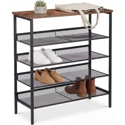 Relaxdays, Schuhschrank, Schuhregal (75 x 30 x 81 cm)