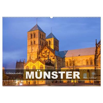 Lebenswertes Münster (Wandkalender 2027 DIN A2 quer), CALVENDO Monatskalender