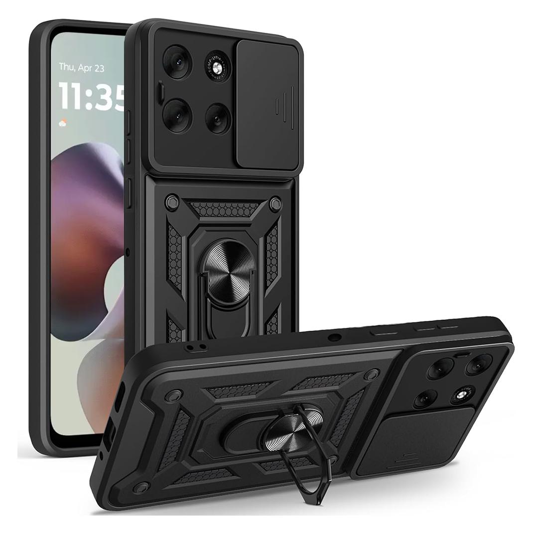 Techsuit - CamShield Series - Motorola Moto G56 - Black (Motorola Moto G56) (59748993)