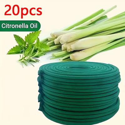 Inspired Finds LumaLeaf 48 Piece Lemongrass Scented Candle Set With Stand Natural Outdoor Candle Collection 20pcs