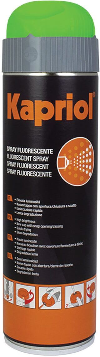 Kapriol SPRAY FLUORESCENTE 500 ml  VERDE PER TRACCIARE