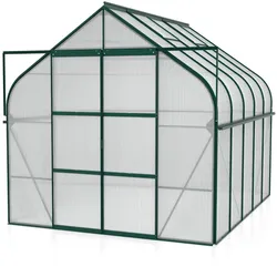 Vitavia Aktionsangebot (inkl. 100 Euro Zubehör): Gewächshaus "Diana 8300",smaragd grün,8,3 m2