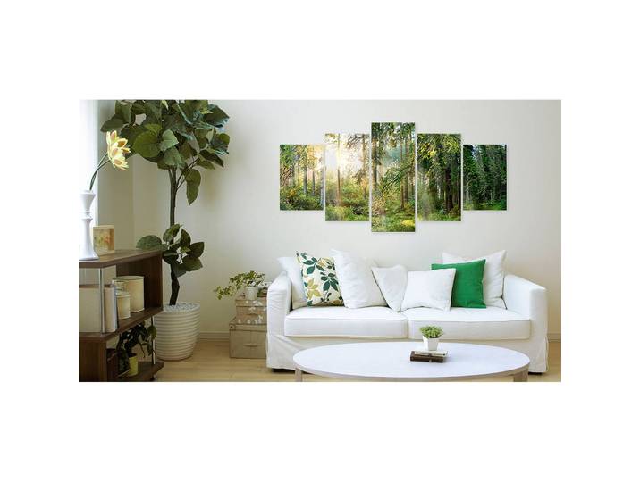 Tableau déco plexiglas Green Sanctuary Plexiglas Vert 100 x 50cm