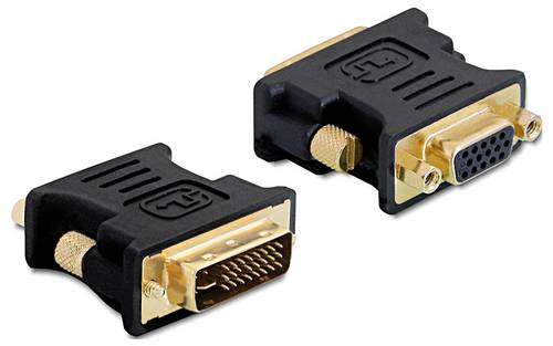 Delock 65016 DVI / VGA Adapter [1x DVI-Stecker 24+5pol. - 1x VGA-Buchse]