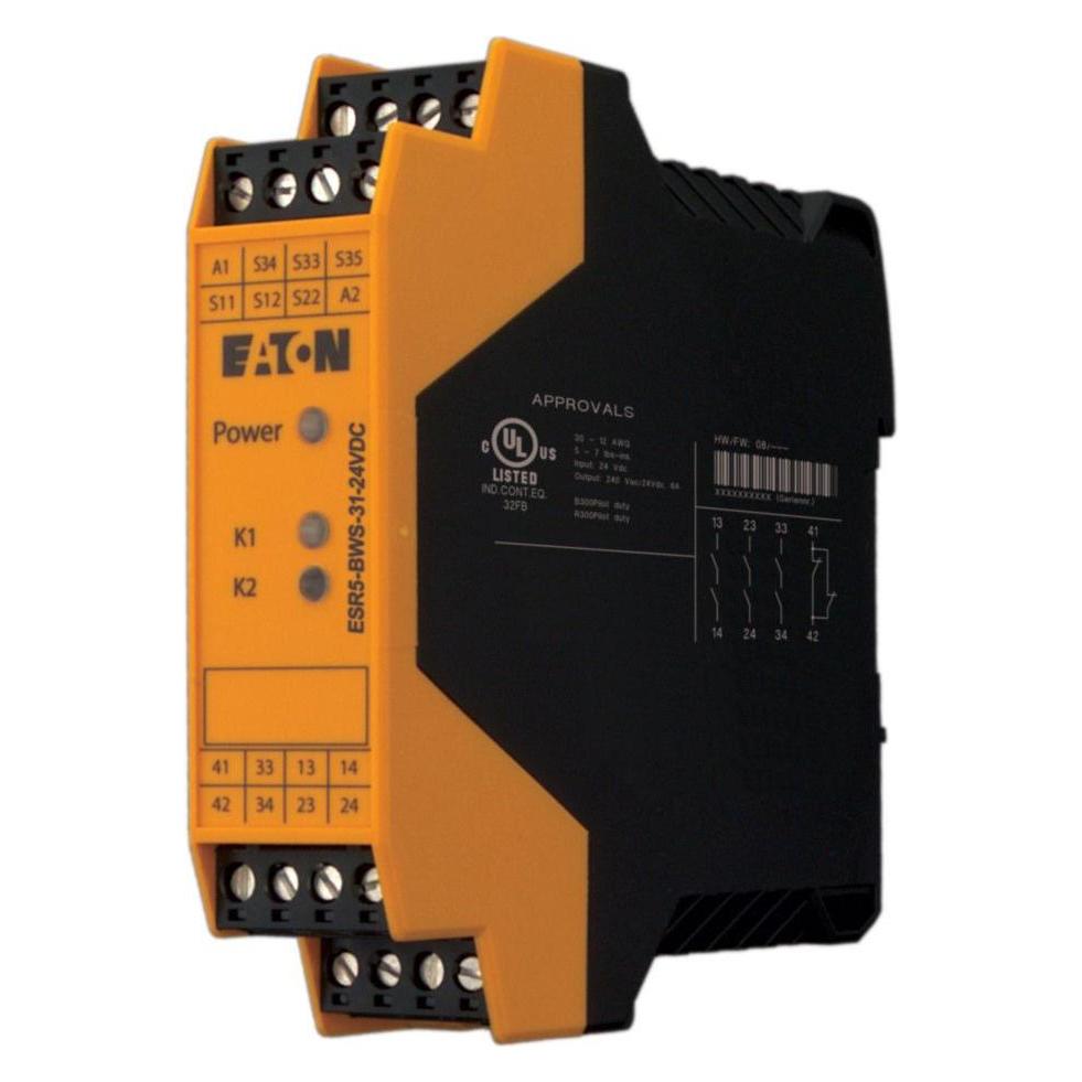 Eaton Sicherheitsrelais ESR5-BWS-31-24VDC Betriebsspannung: 24 V/DC (B x H x T) 22.5 x 99 x 114.5mm (401064)