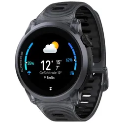 COROS PACE 4 GPS Multisport-Uhr mit Silikonarmband | Crystal Black Son
