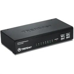 Trendnet Tastatur/Video/Maus (KVM)-Switches, KVM Switch, Schwarz
