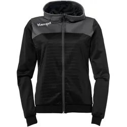 Kempa Emotion 2.0 Kapuzenjacke Damen schwarz/anthrazit XS