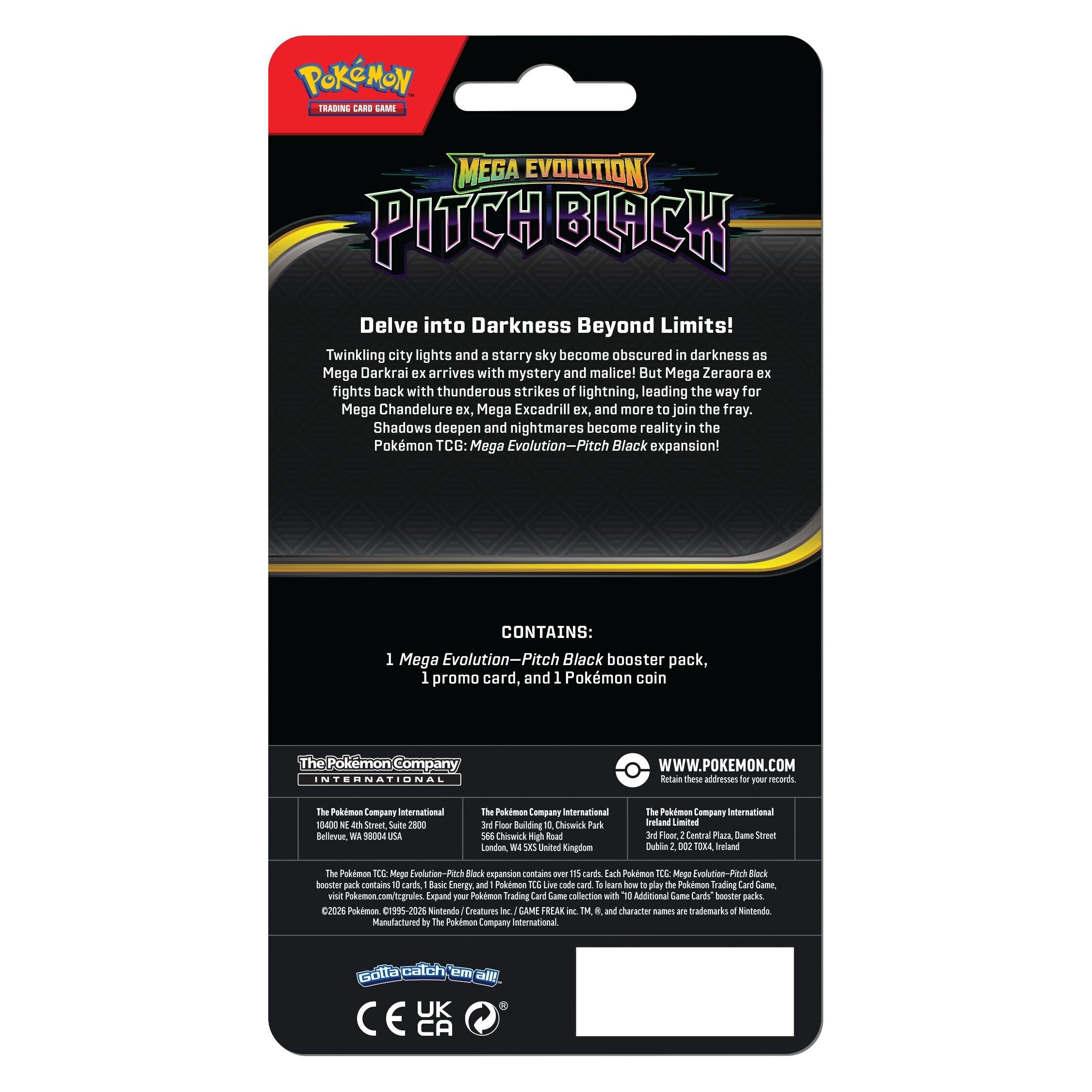 Pokémon ME05 Pechschwarz Checklane Sammelkartenset (Booster Display) (72674942)