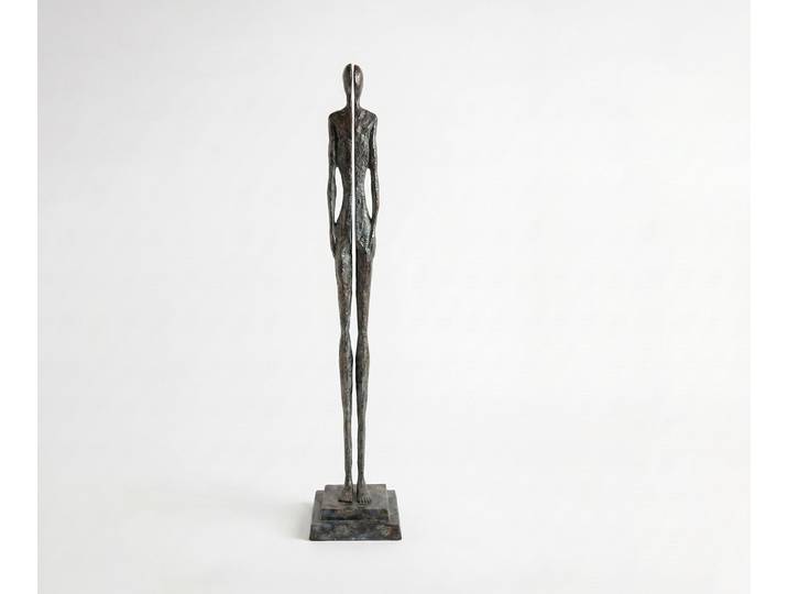 Figur Divora B25 x T24 x H126 cm Aluminium Umbra Antica Handgemacht, Wohnaccessoires