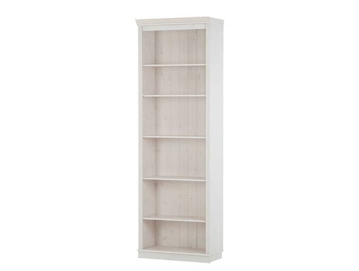 Anita-bibliothèque à 5 Étagères En Pin Blanc