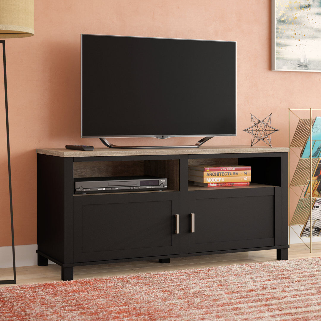 Three Posts Cambridge TV Stand for TVs up to 60" Black 60"