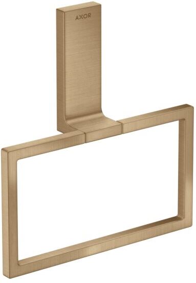 Hansgrohe Axor Handtuchring 42623140 eckig, schwenkbar, brushed bronze