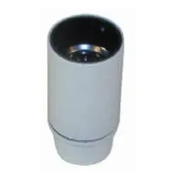 Fassung glatt E14 weiß