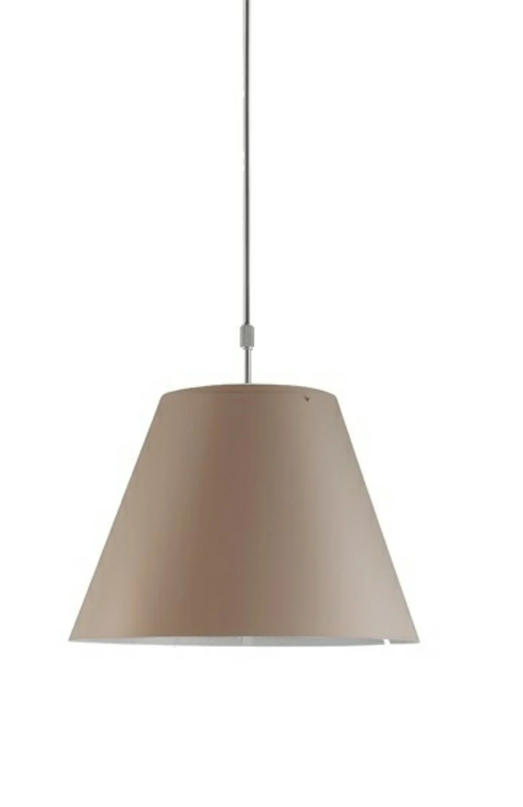 Luceplan Costanza Hanglamp Shaded Stone - Aluminium