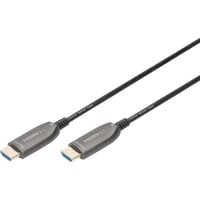 HDMI AOC Hybrid Glasfaserkabel, UHD 8K schwarz, 15 Meter