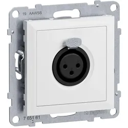 Legrand 765161 SEANO XLR-Dose 3-polig weiblich, Schraubklemmen: 0,5 mm2, inkl. Abdeckung, UW