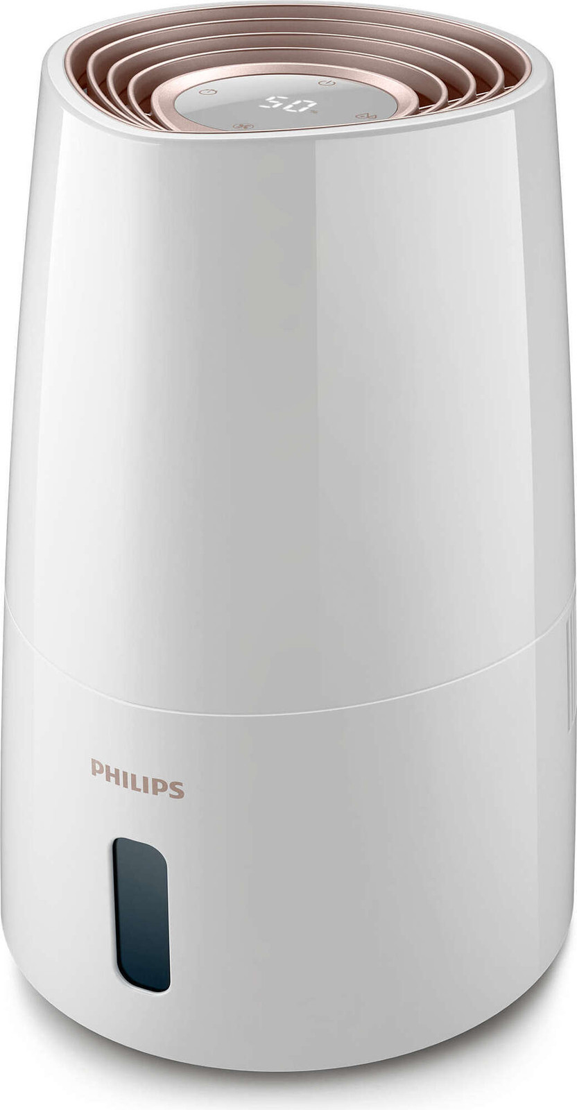 Philips luchtbevochtiger 3000-serie HU3916/10 met NanoCloud technologie, wit, geschikt voor ruimtes tot 45 m²