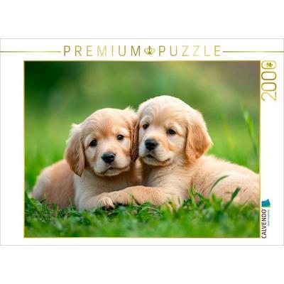 CALVENDO Puzzle Golden Retriever Freunde fürs leben | 2000 Teile Lege-Größe 90x67cm Foto-Puzzle für glückliche Stunden, von , Calvendo Puzzle