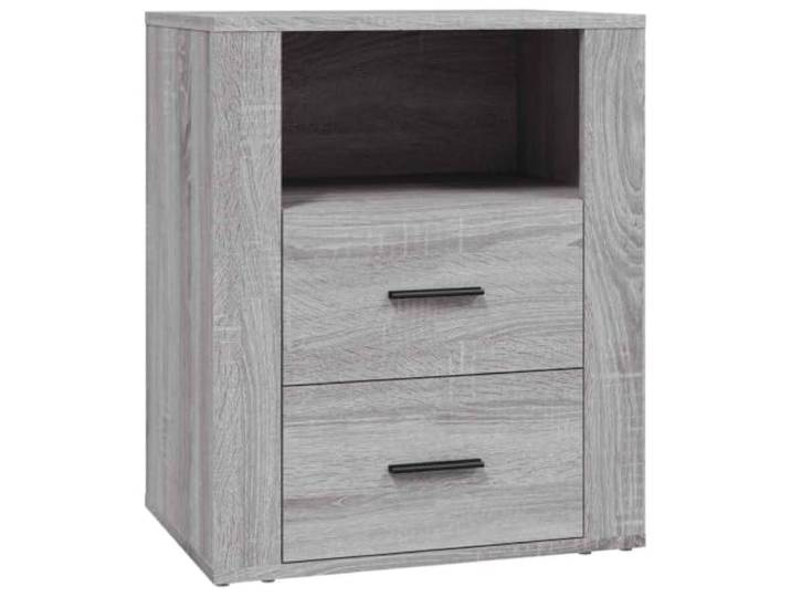 Heofavd Nachttisch Grau Sonoma 50x36x60 cm Beistelltisch Holzwerkstoff