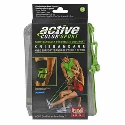 Bort ActiveColor Sport Kniebandage M schw./grün