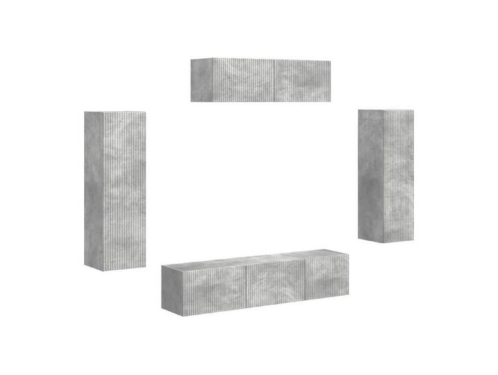 vidaXL TV-Schrank TV-Schränk 5 stk. Betongrau (5-St)