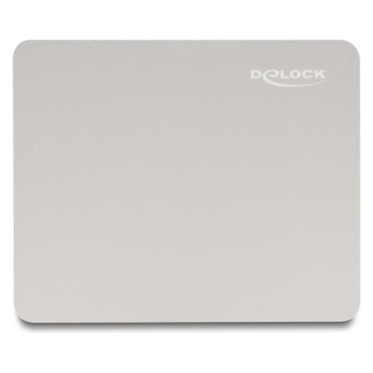 Delock Mauspad greige 220 x 180 mm Glasbeschichtung (M) (12147)