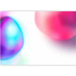 Artgeist, Tapete, Fototapete - Abstraction - Colorful Glass Pieces - Violet-Blue and Pink (250 x 175 cm)