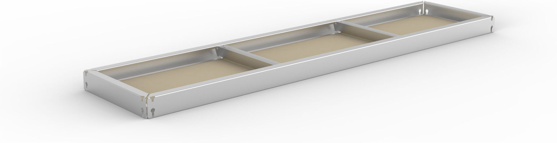 META SPEED-RACK Zusatzfachebene 1700x400 mm in verzinkt und Spanplatte (20087058)