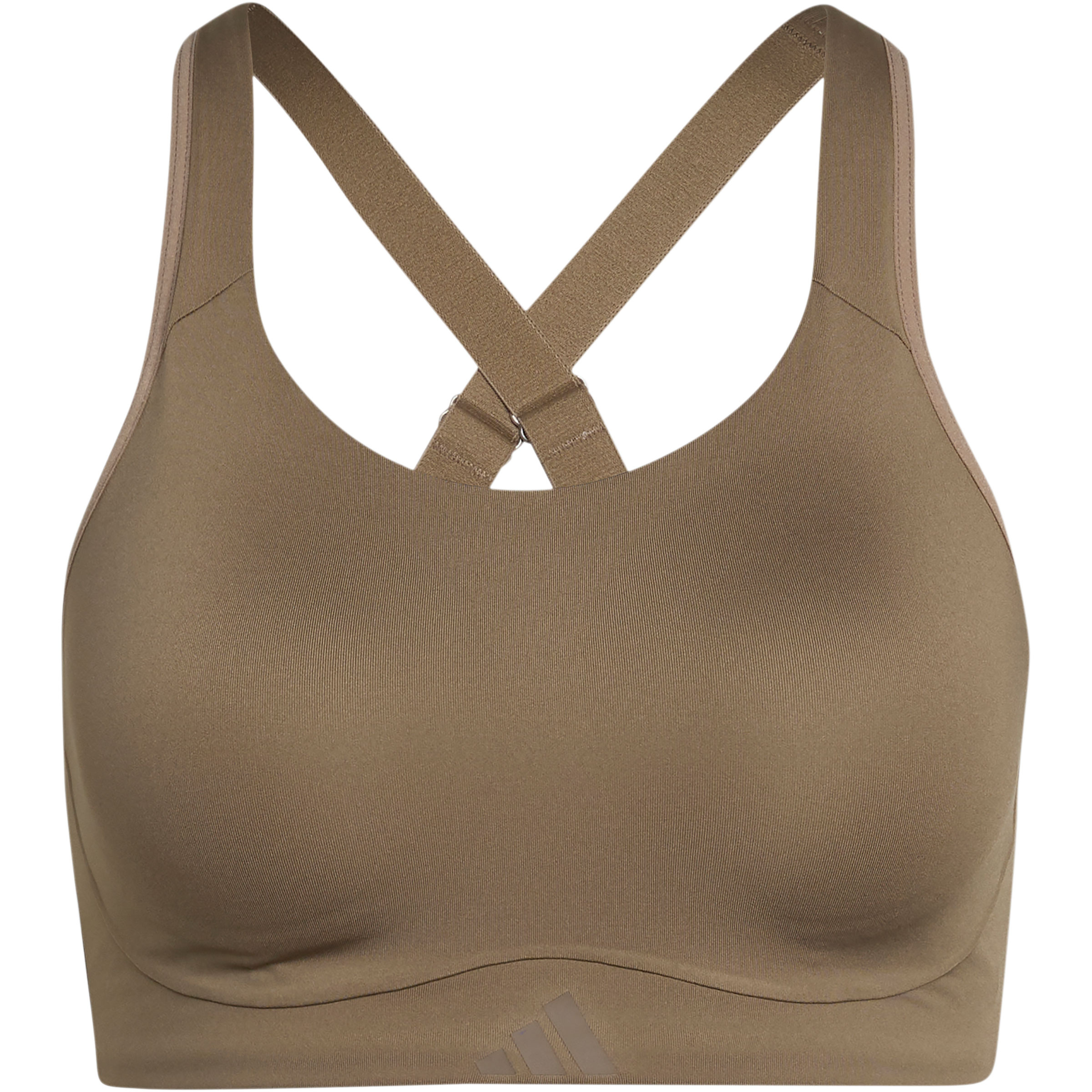 adidas Optime Workout High Support Sport BH Damen Sport-BHs braun Größe XS Training & Fitness Schnell trocknend
