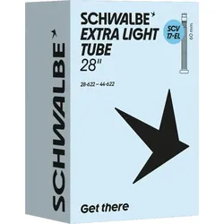 Schwalbe Schlauch Nr. 17-EL Extralight 28 Zoll Clik Valve (SCV), 60 mm