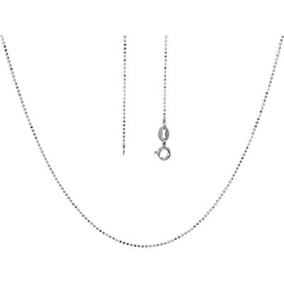 Silberkette FIRETTI "Schmuck Geschenk Silber 925 Armband Kette Fußkette Bauchkette Kugeln" Gr. 45, silber (silberfarben), Halsketten, Damen, 45, Silber 925 (Sterlingsilber), B: 1mm, Silberkette, in verschiedenen Längen erhältlich, B:1mm