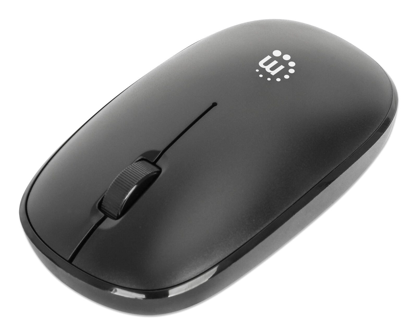 Manhattan MW3050 kabellose Maus - Schwarz 190312