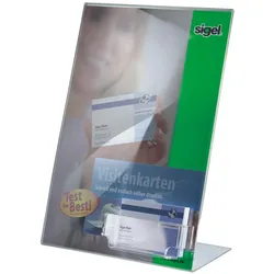 5x Sigel, Prospektständer, Tischaufsteller (A4)