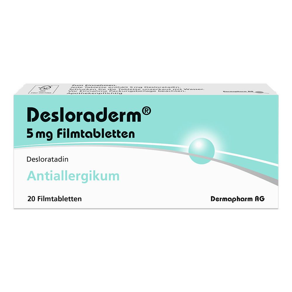 Desloraderm 5 mg Filmtabletten 20 St